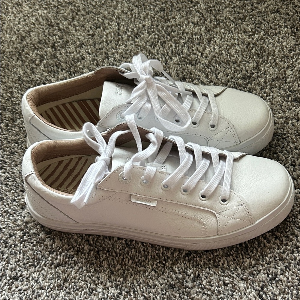 Taos Footwear White Athletic Shoes